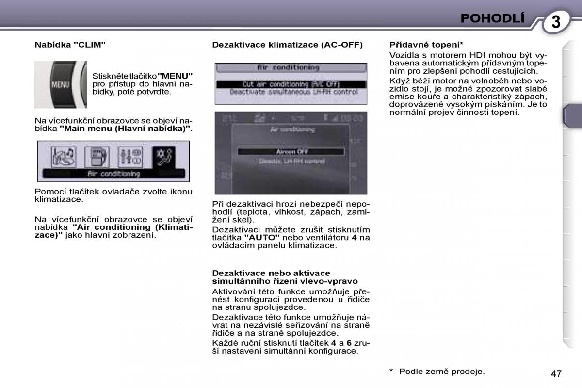 Peugeot 407 navod k obsludze / page 46