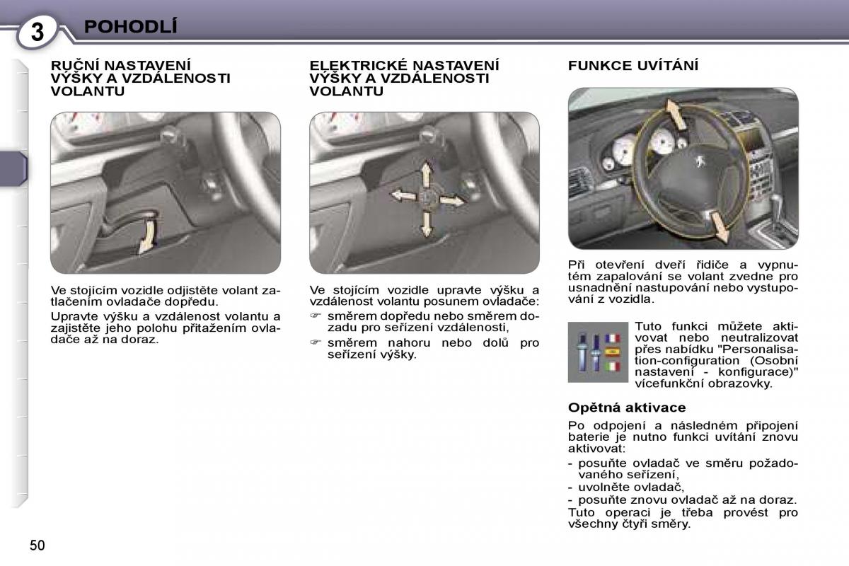 Peugeot 407 navod k obsludze / page 49