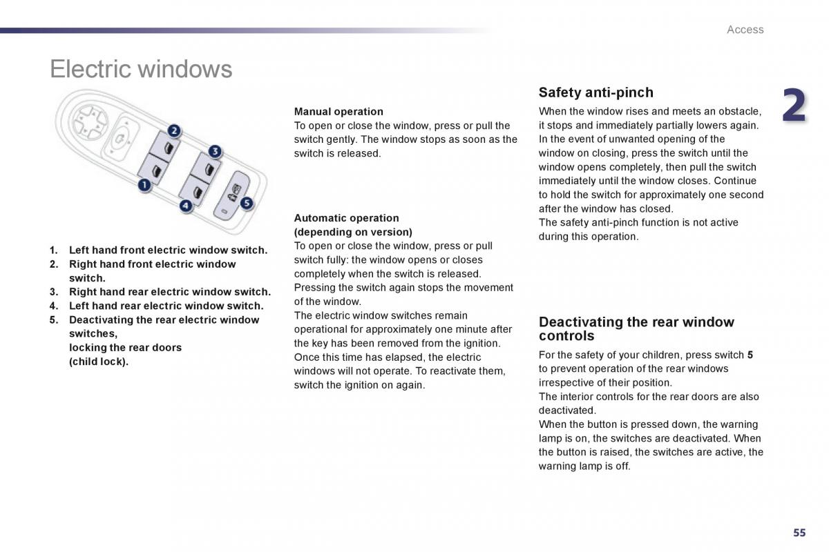 Peugeot 508 owners manual / page 57