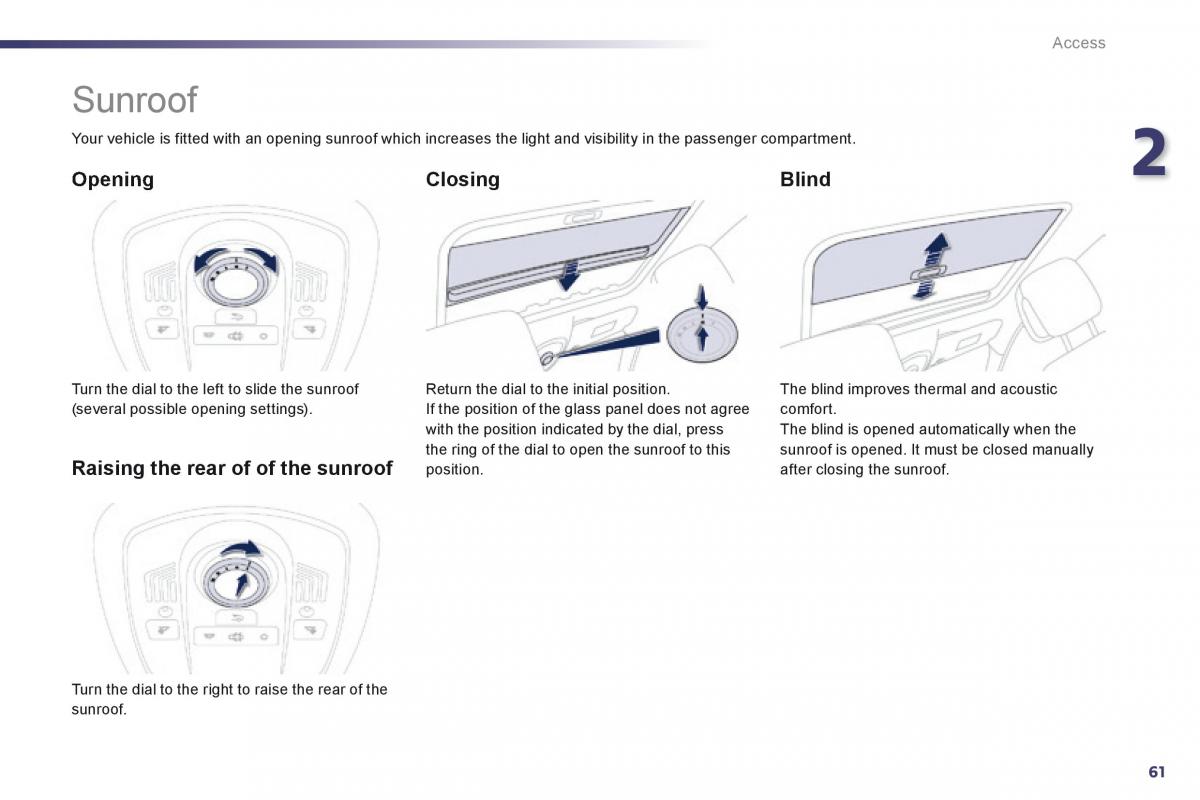 Peugeot 508 owners manual / page 63