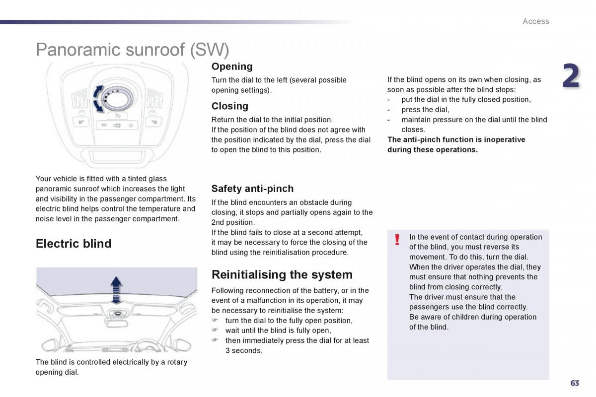 Peugeot 508 owners manual / page 65