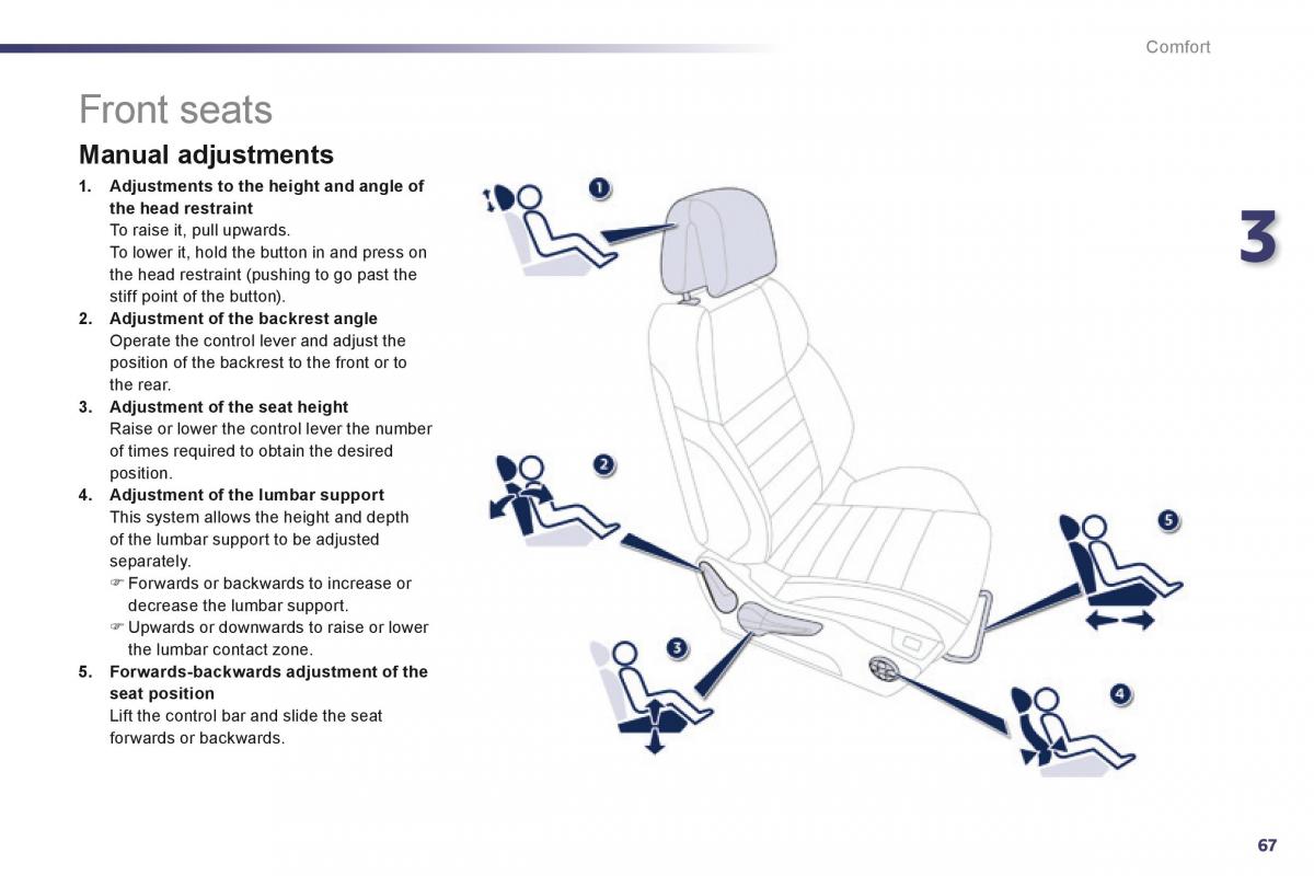 Peugeot 508 owners manual / page 69