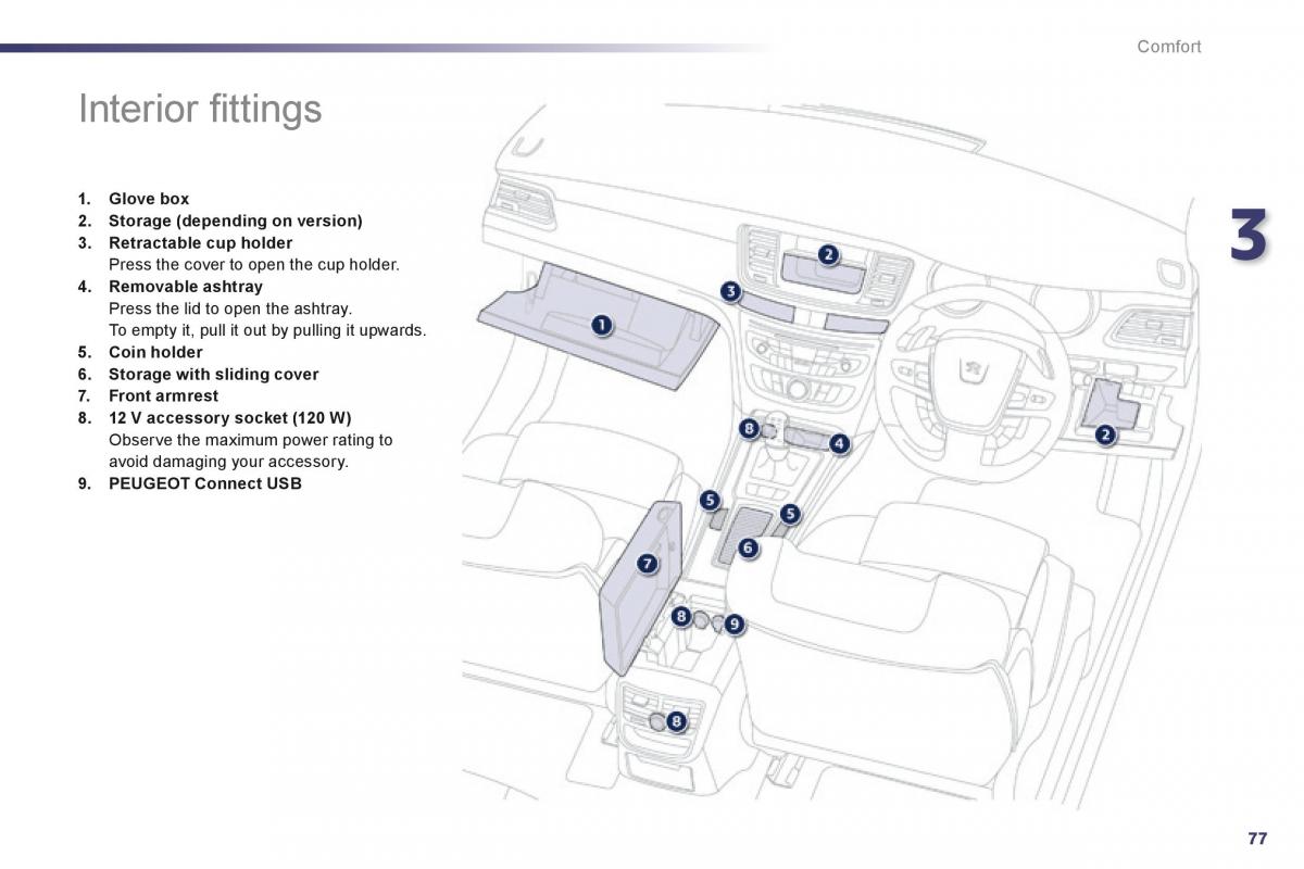 Peugeot 508 owners manual / page 79