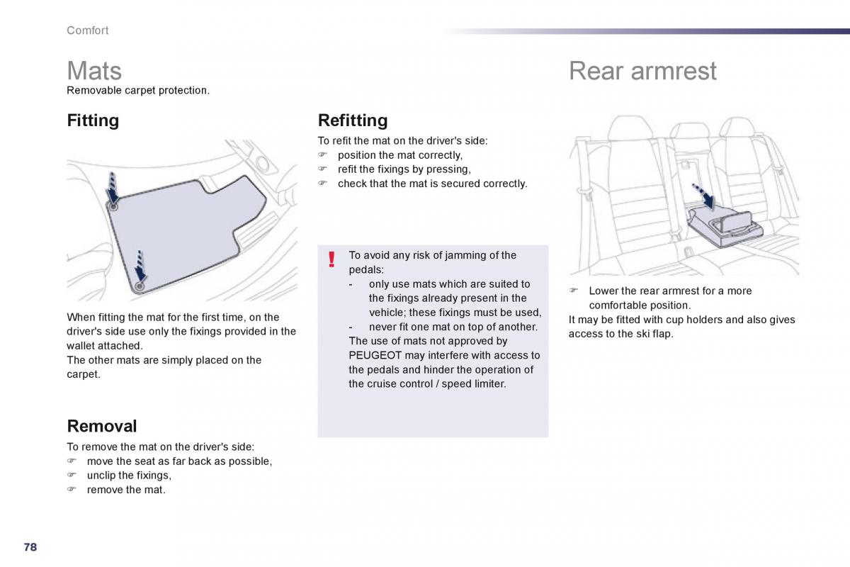 Peugeot 508 owners manual / page 80