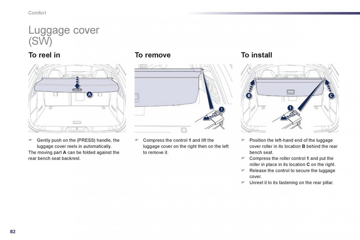 Peugeot 508 owners manual / page 84