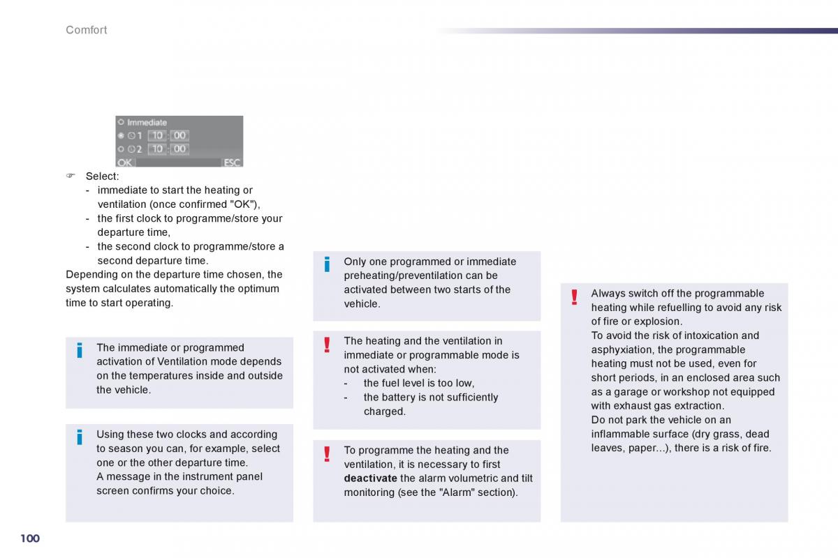 Peugeot 508 owners manual / page 102