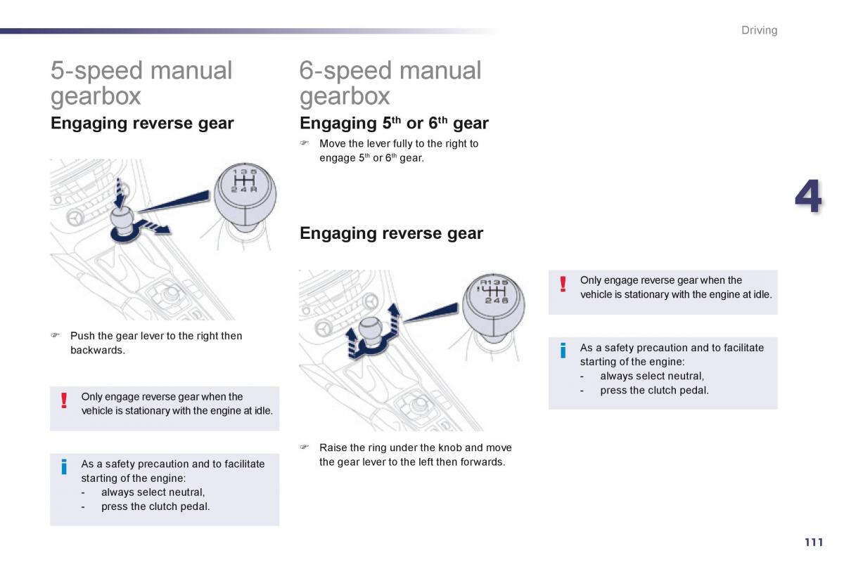 Peugeot 508 owners manual / page 113