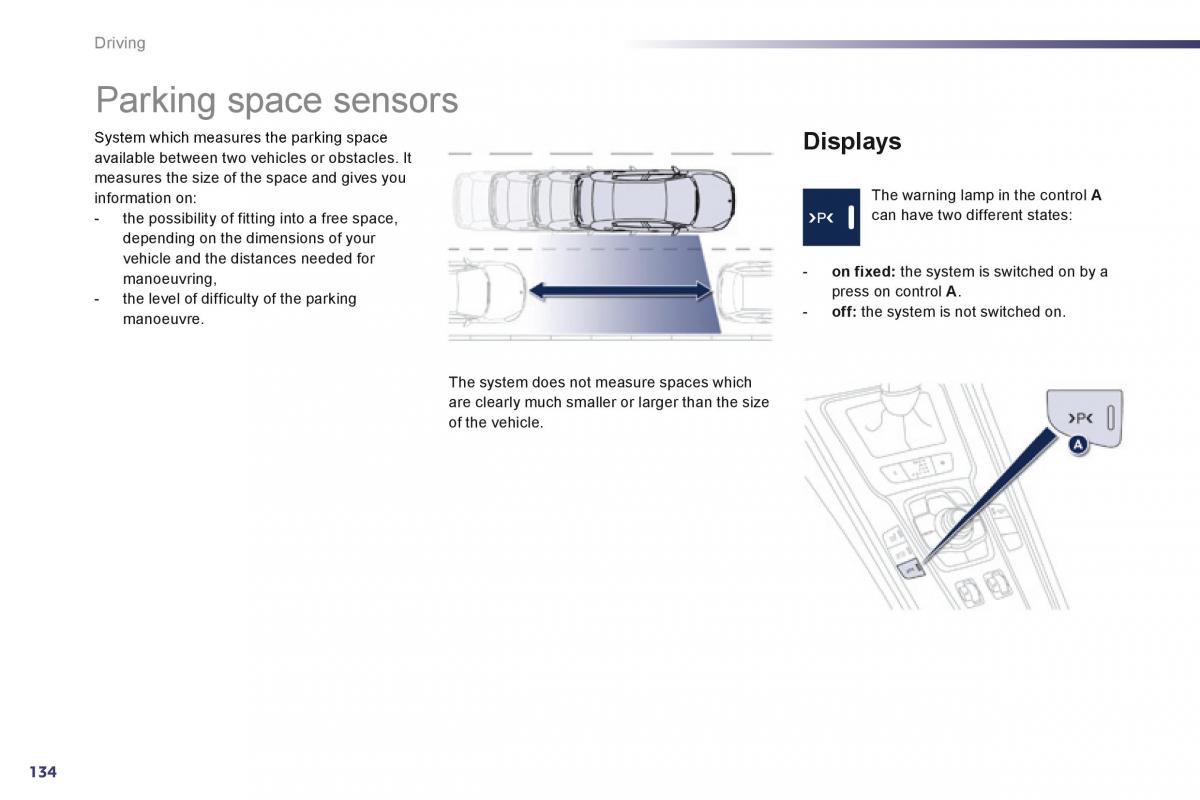 Peugeot 508 owners manual / page 136