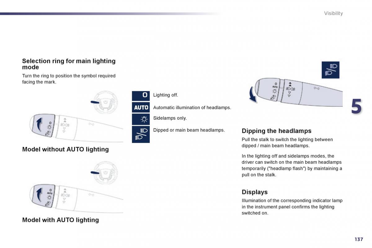 Peugeot 508 owners manual / page 139