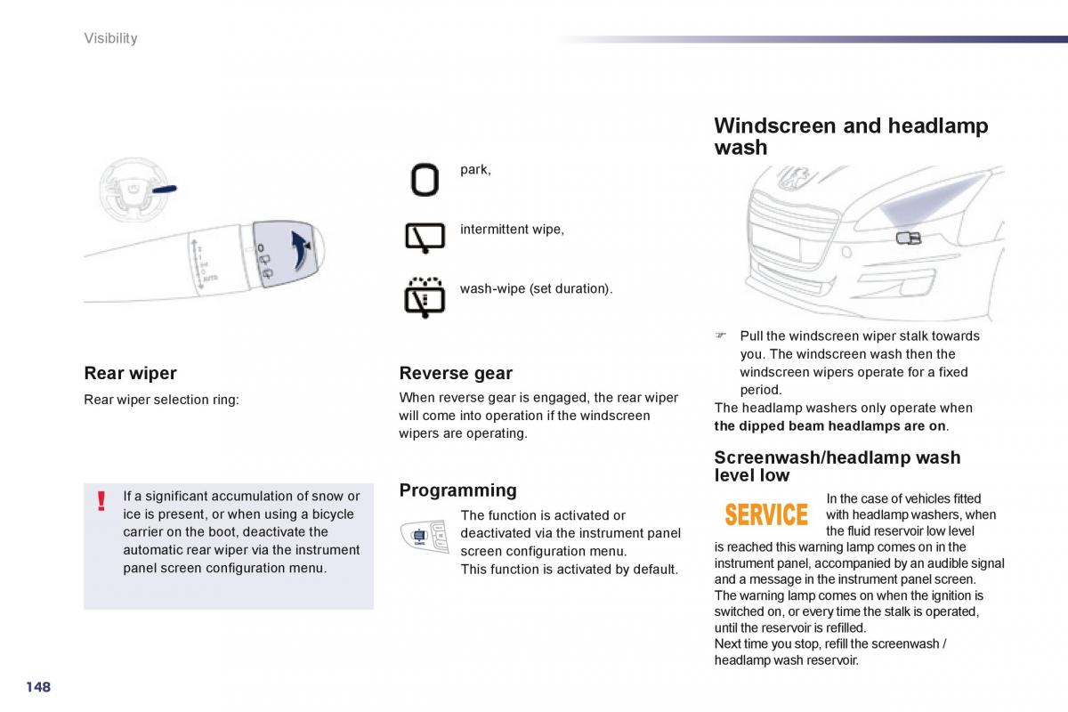 Peugeot 508 owners manual / page 150