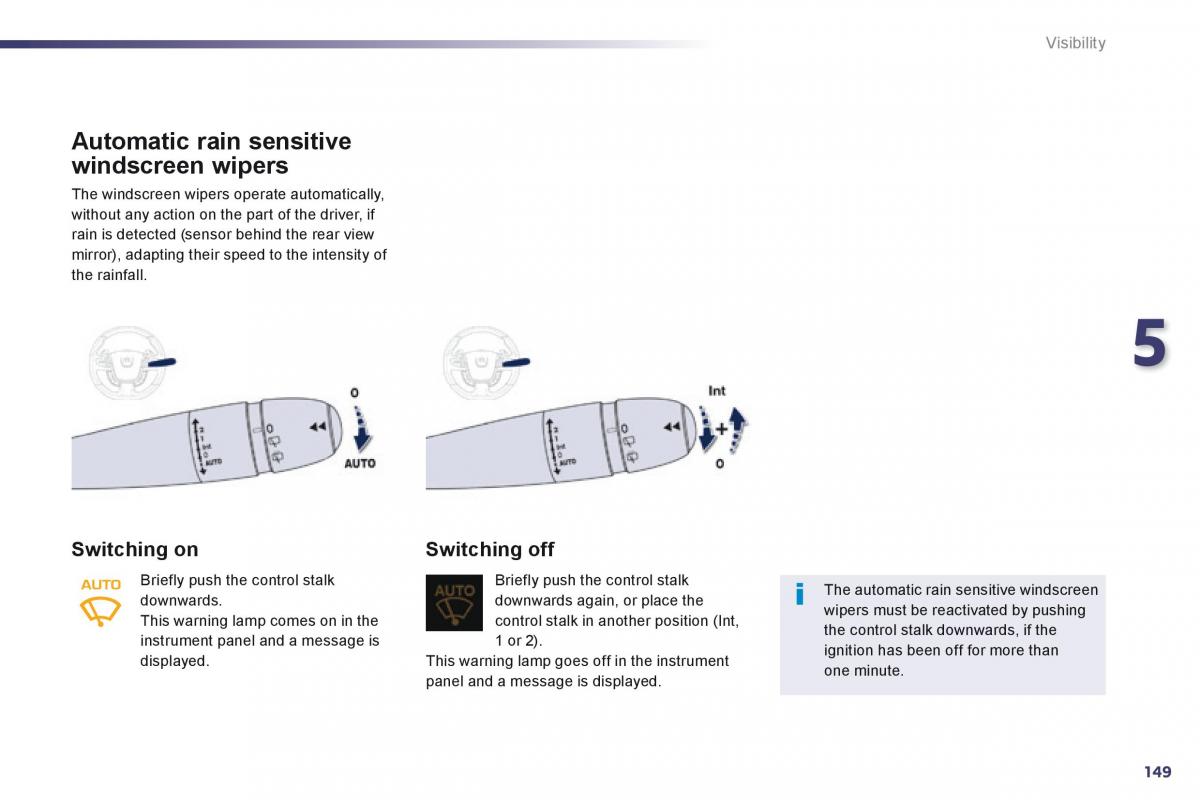 Peugeot 508 owners manual / page 151