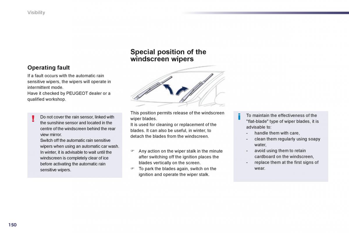 Peugeot 508 owners manual / page 152