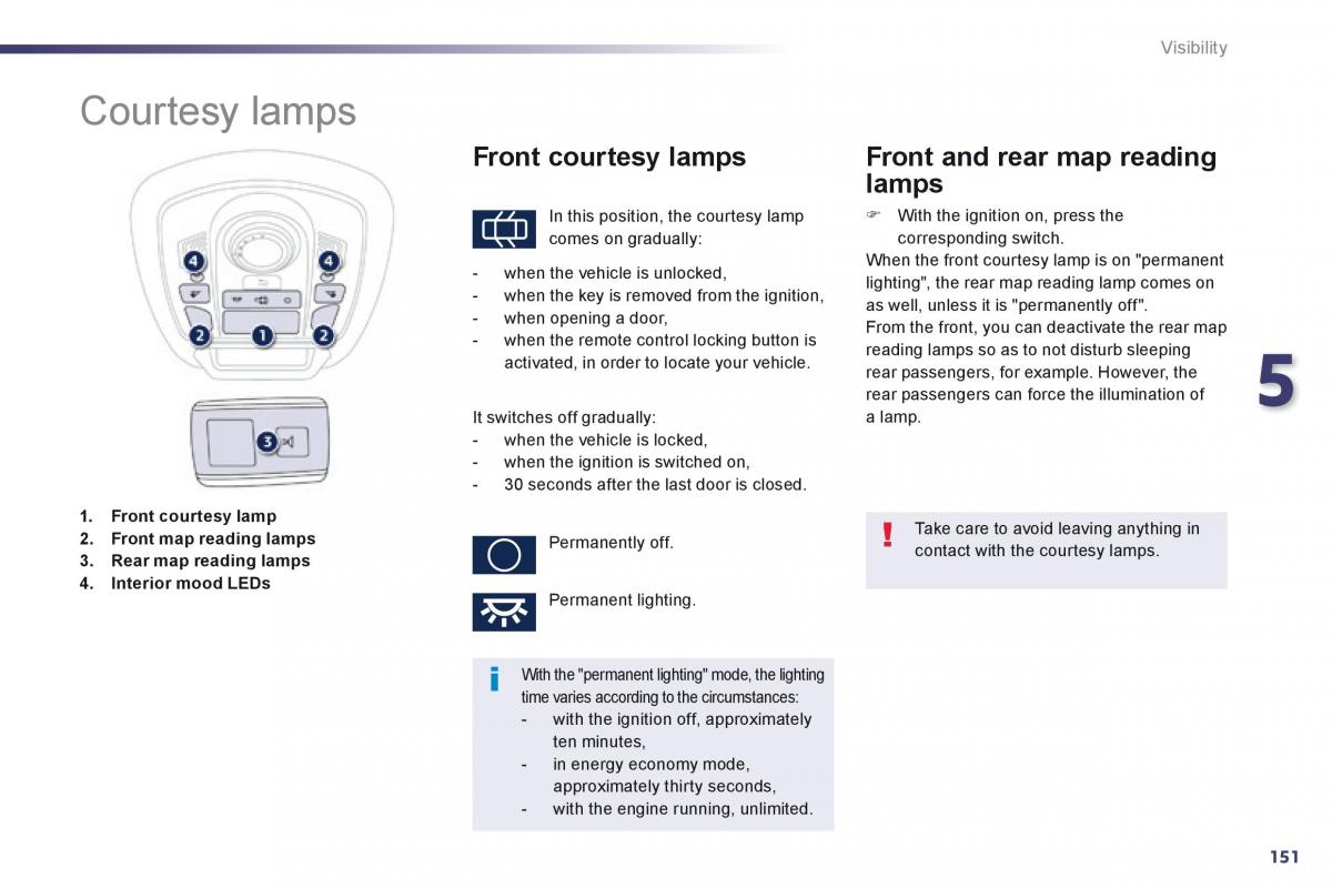 Peugeot 508 owners manual / page 153