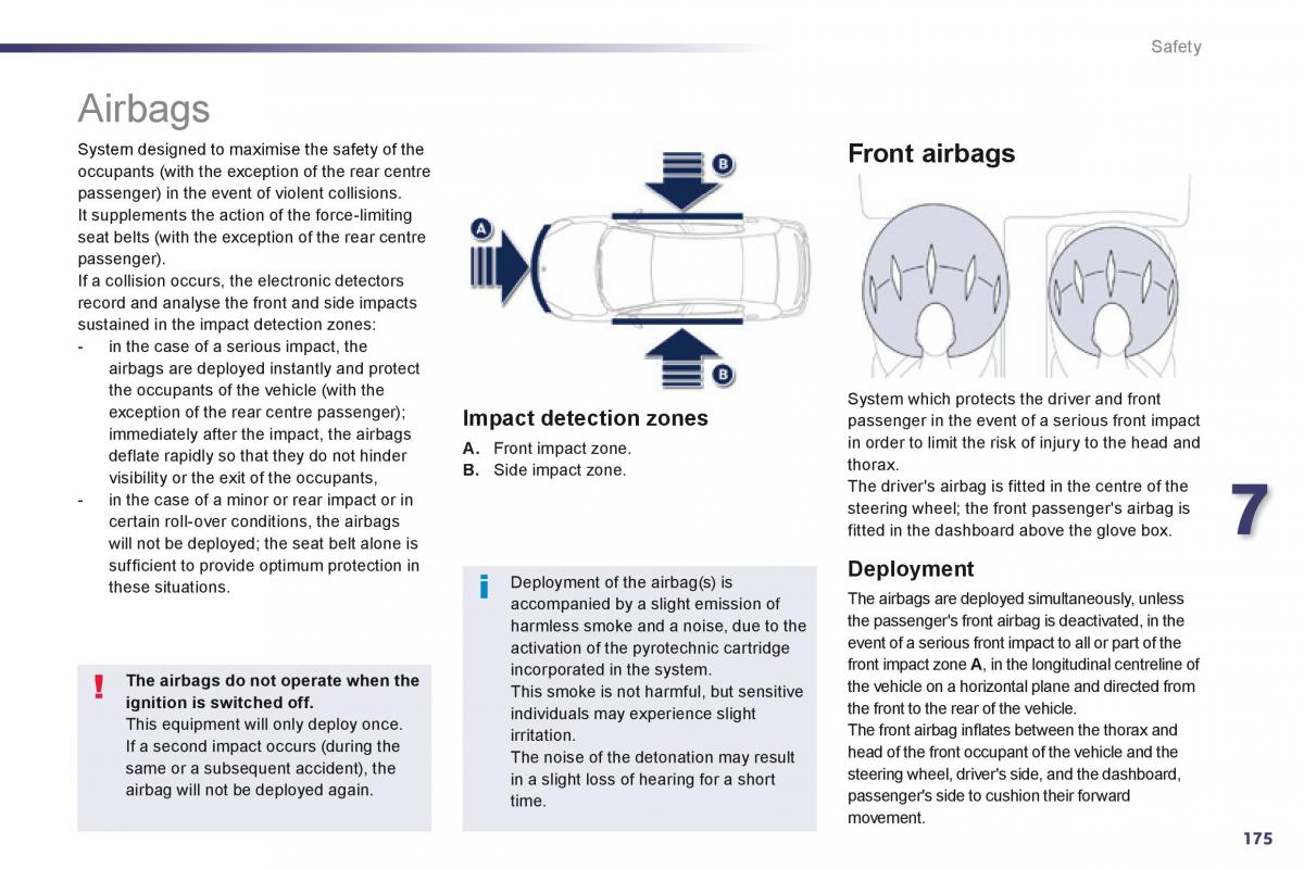 Peugeot 508 owners manual / page 177