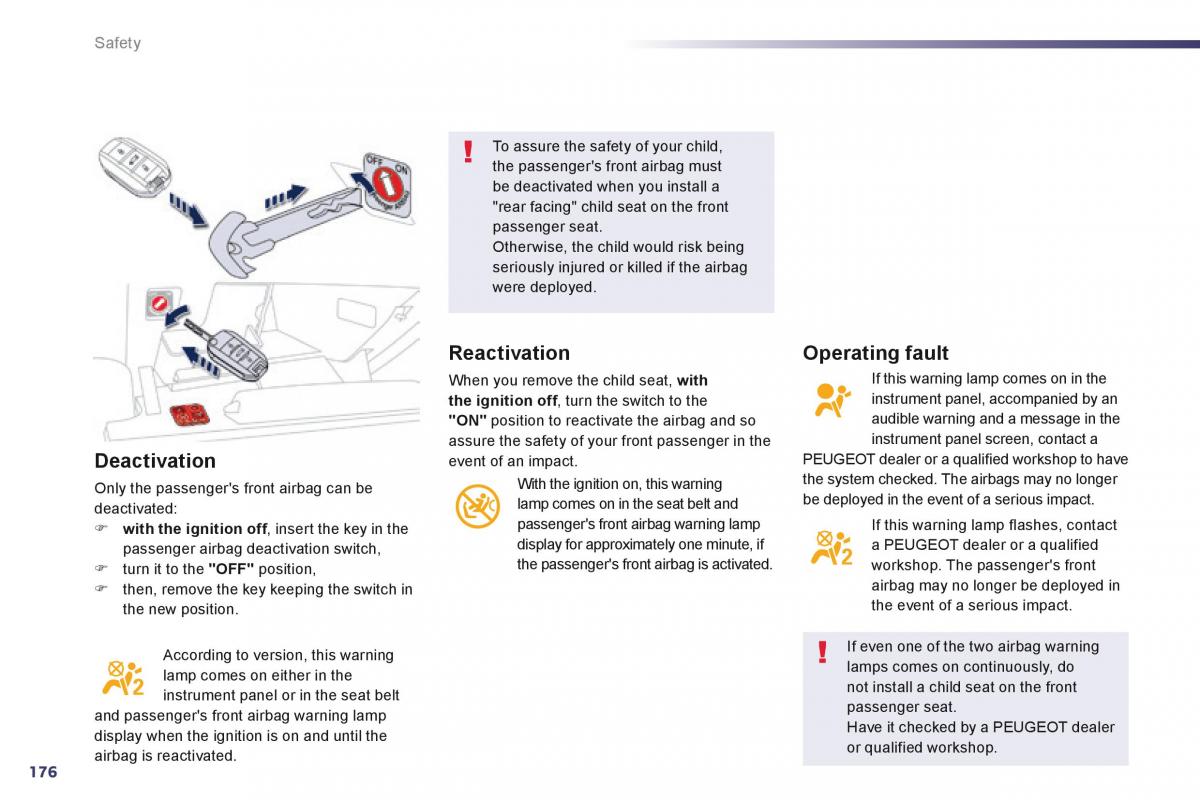 Peugeot 508 owners manual / page 178