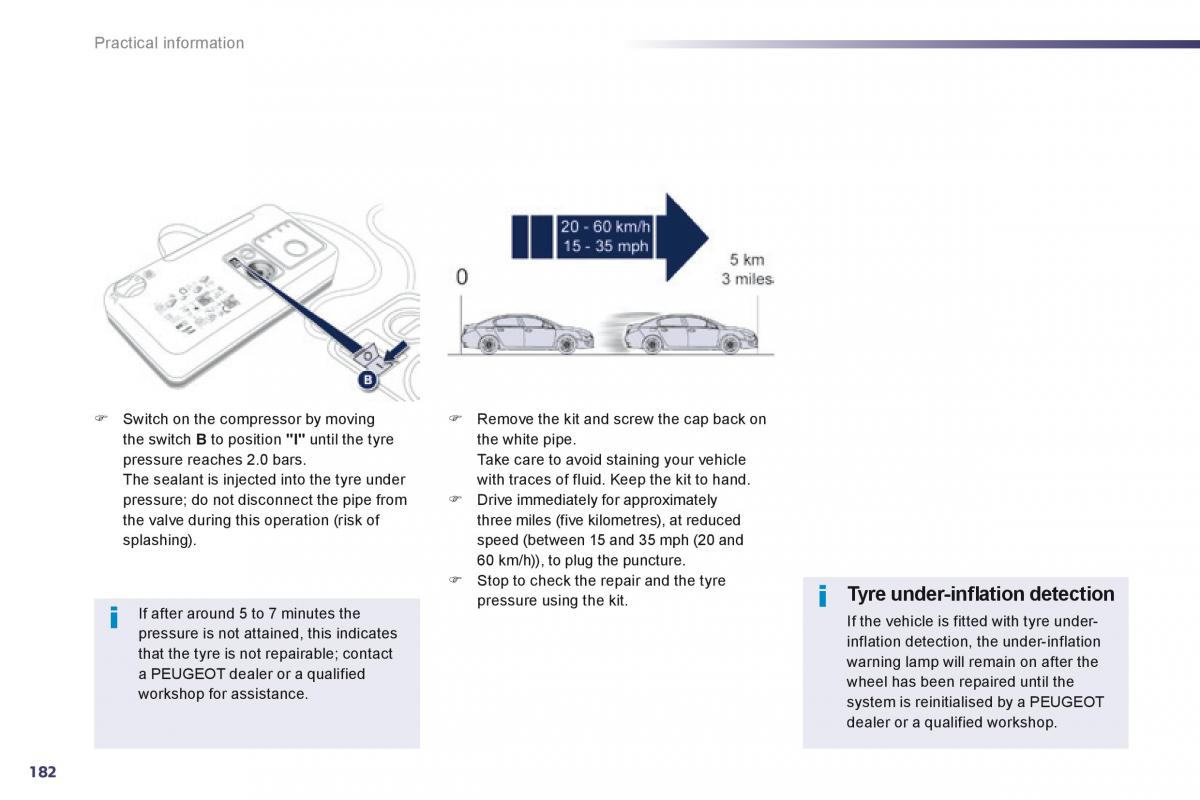 Peugeot 508 owners manual / page 184