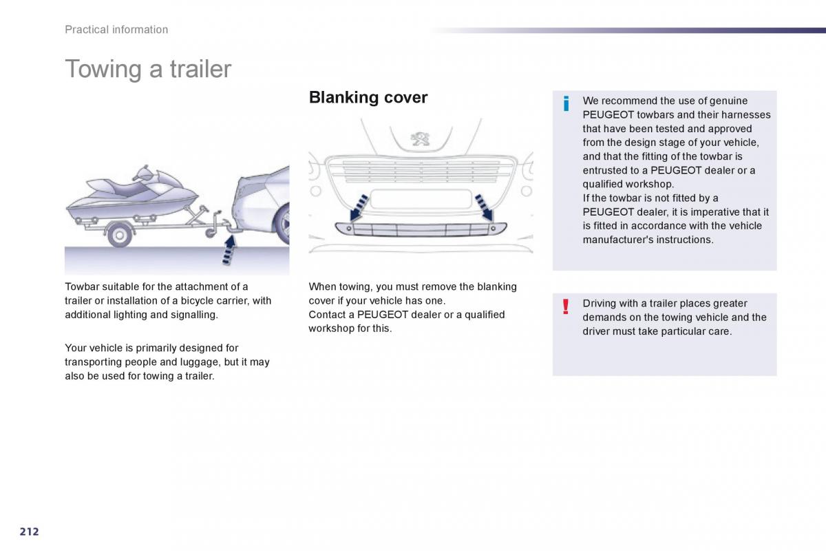 Peugeot 508 owners manual / page 214