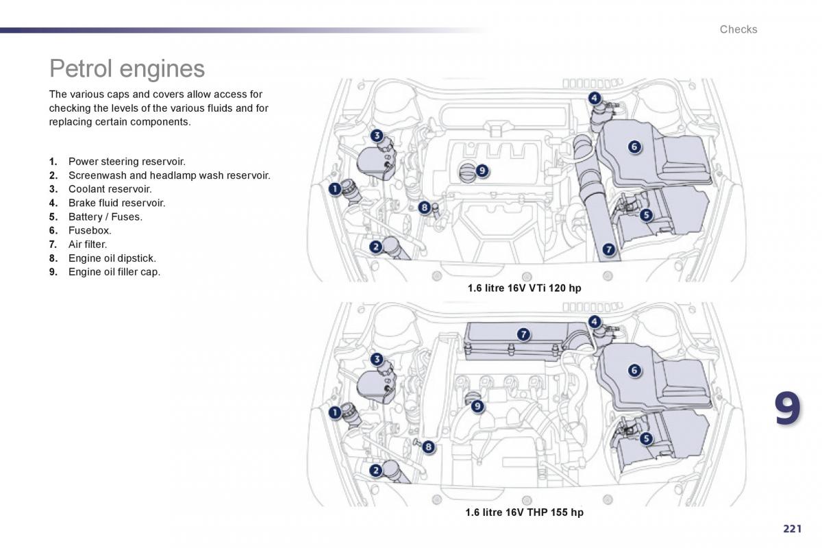 Peugeot 508 owners manual / page 223