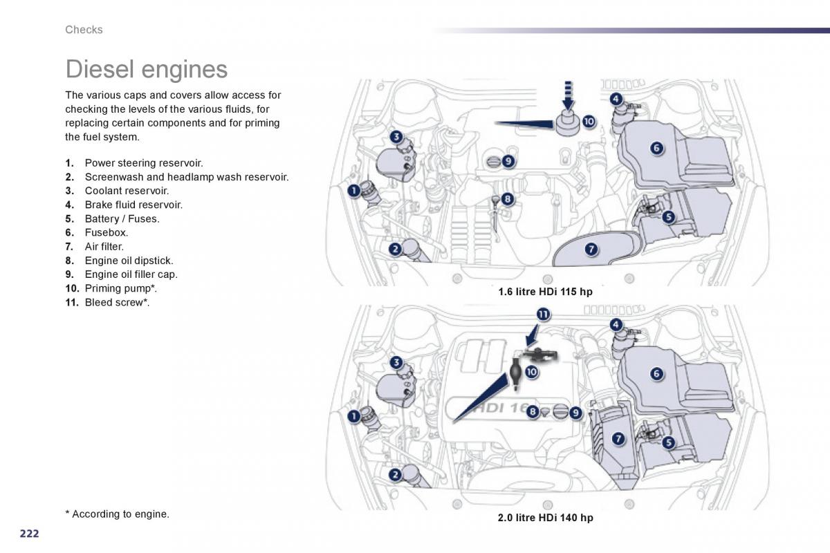 Peugeot 508 owners manual / page 224