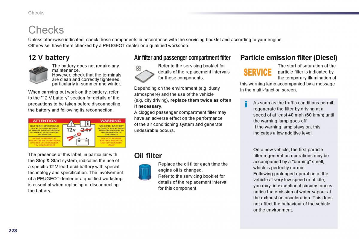 Peugeot 508 owners manual / page 230