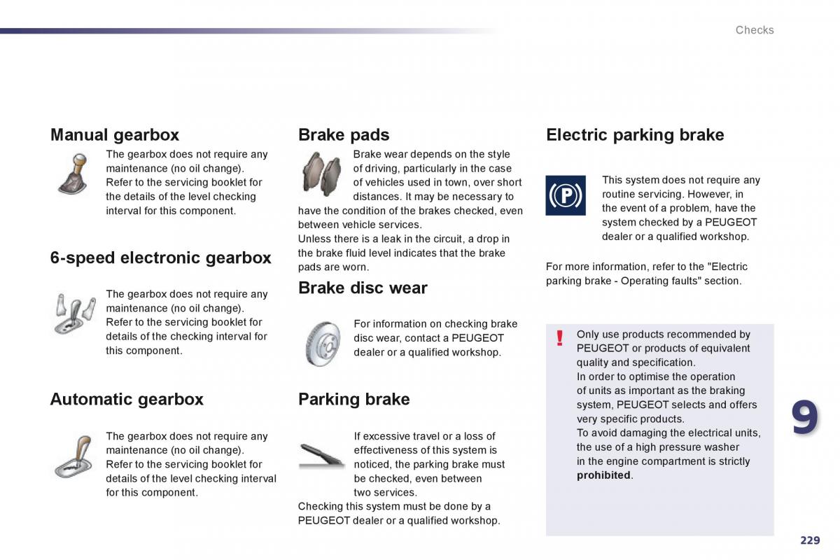 Peugeot 508 owners manual / page 231