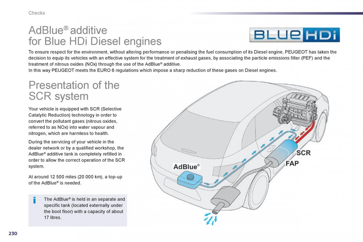 Peugeot 508 owners manual / page 232