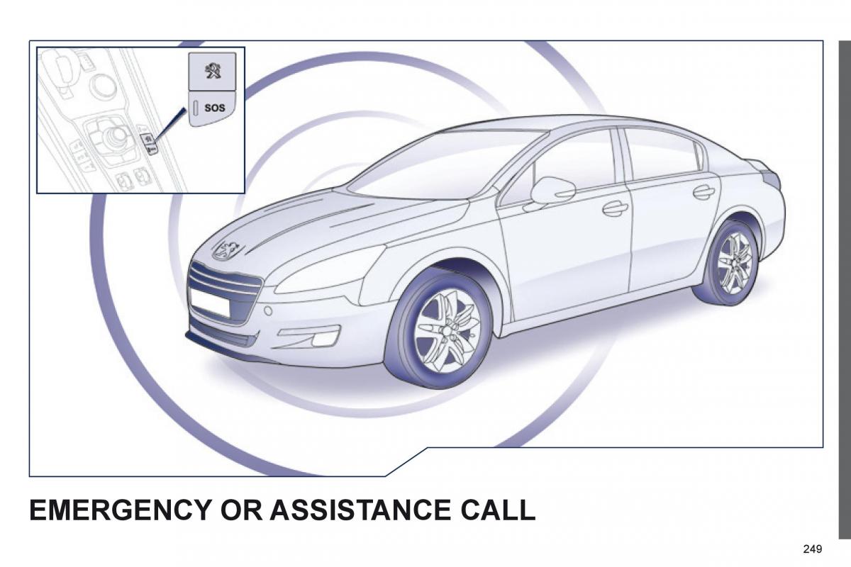 Peugeot 508 owners manual / page 251