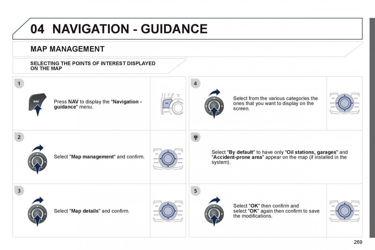 Peugeot 508 owners manual / page 271