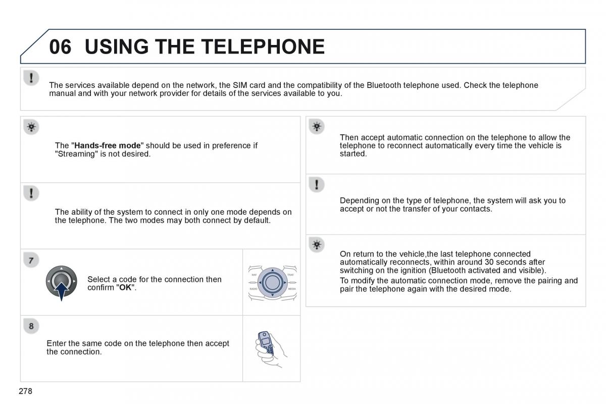 Peugeot 508 owners manual / page 280