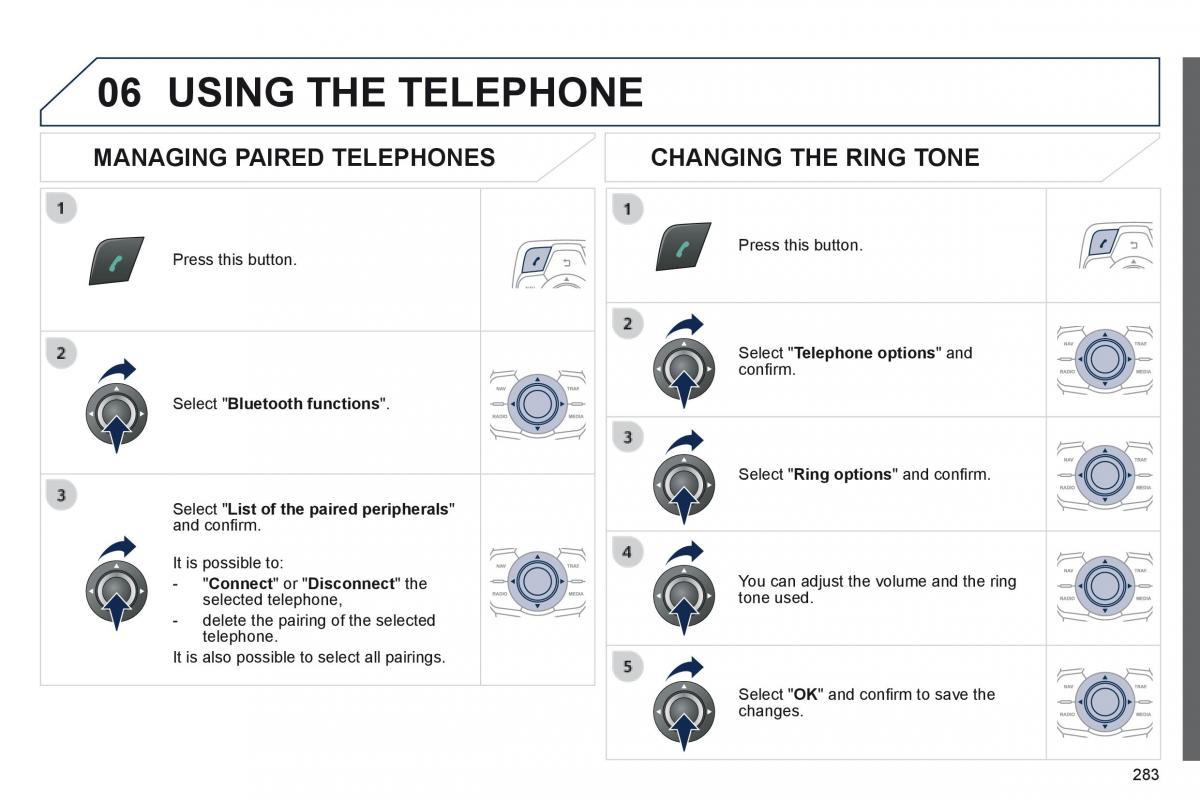 Peugeot 508 owners manual / page 285