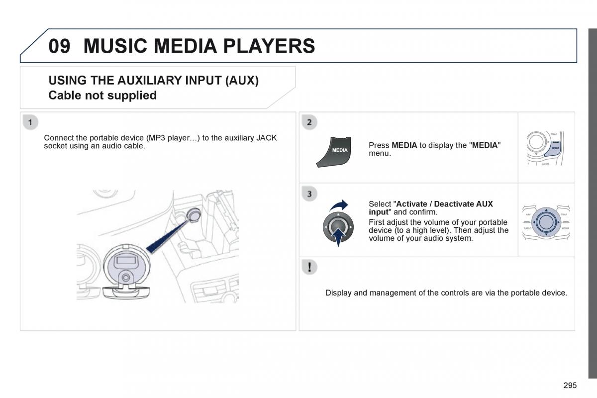 Peugeot 508 owners manual / page 297