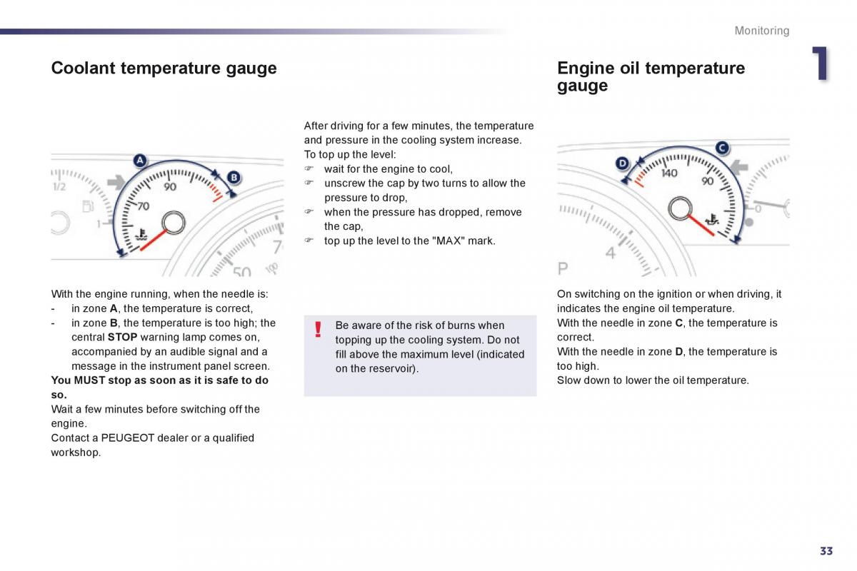 Peugeot 508 owners manual / page 35