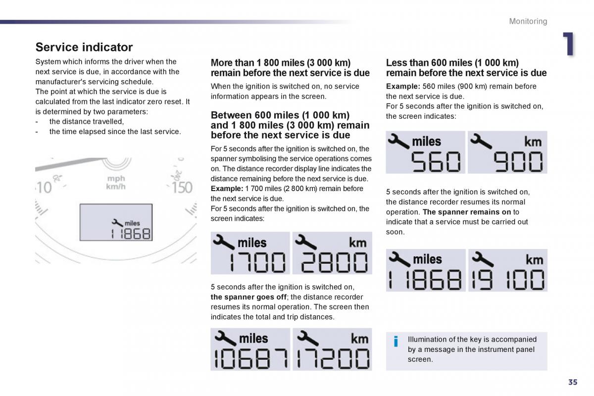 Peugeot 508 owners manual / page 37