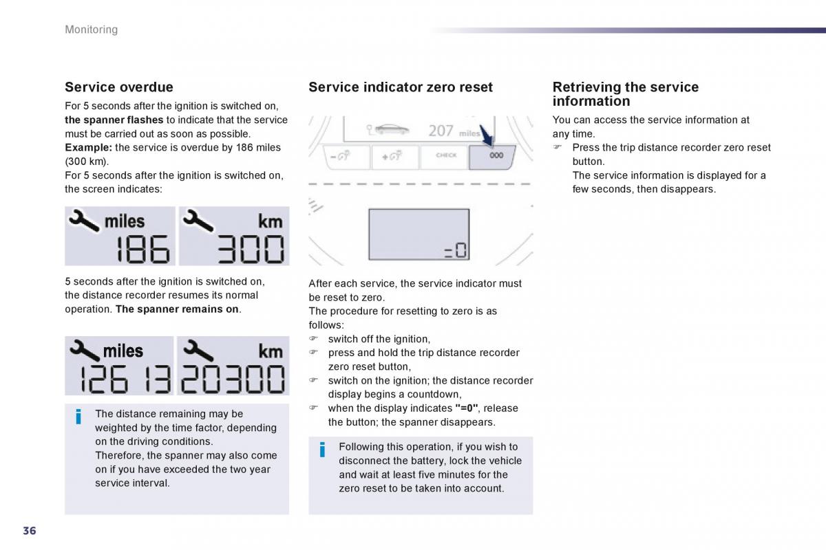 Peugeot 508 owners manual / page 38