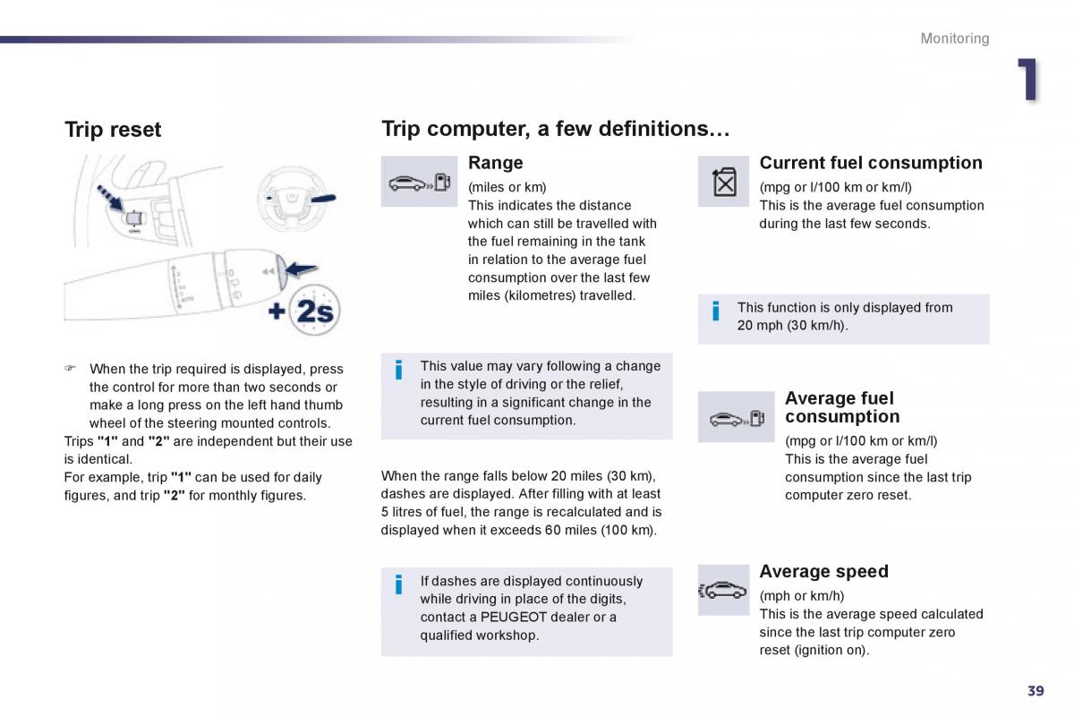 Peugeot 508 owners manual / page 41