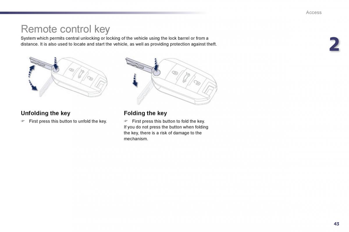 Peugeot 508 owners manual / page 45