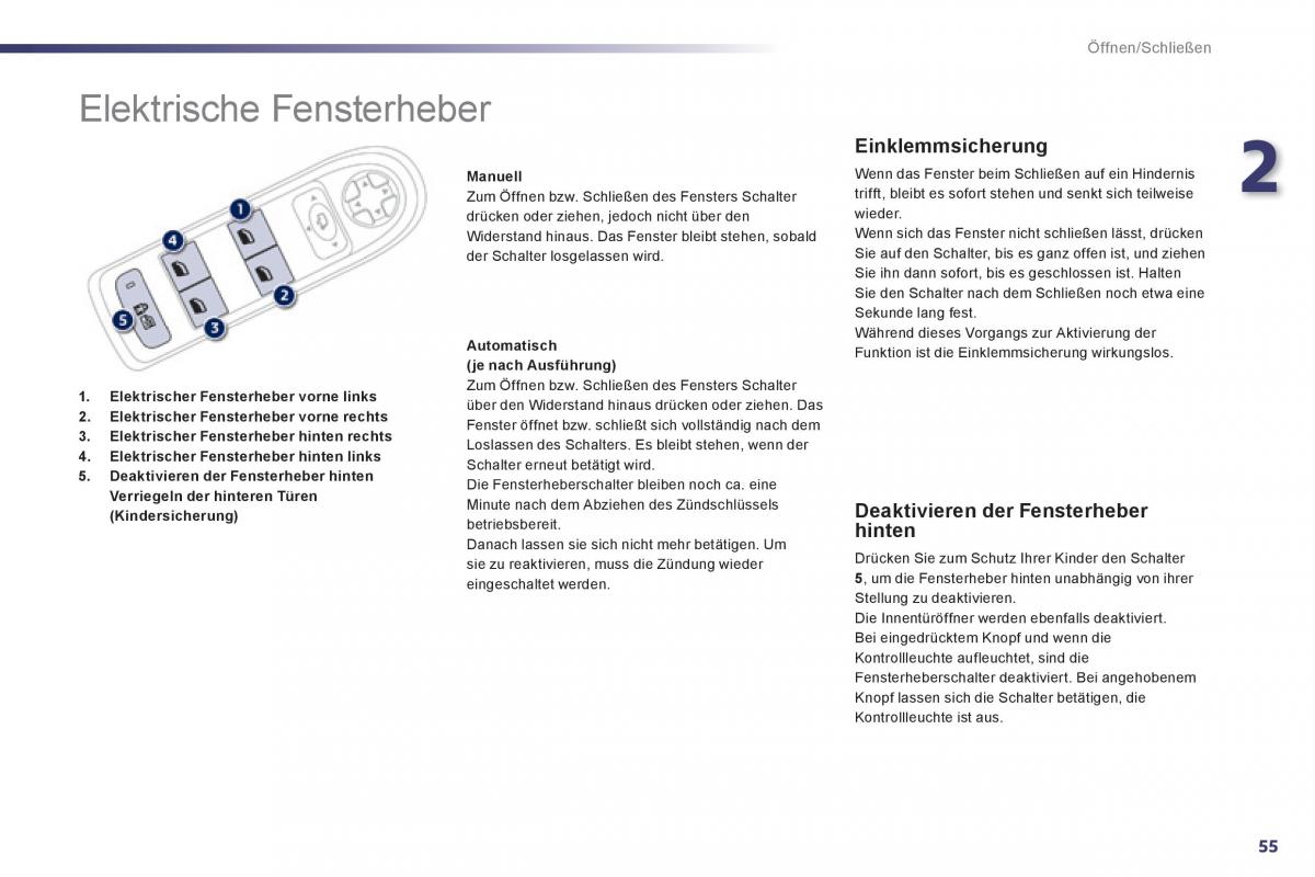 Peugeot 508 Handbuch / page 57