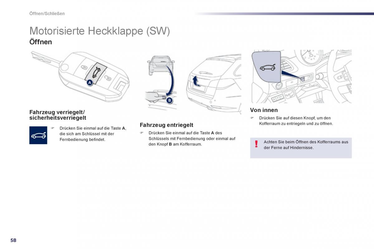 Peugeot 508 Handbuch / page 60