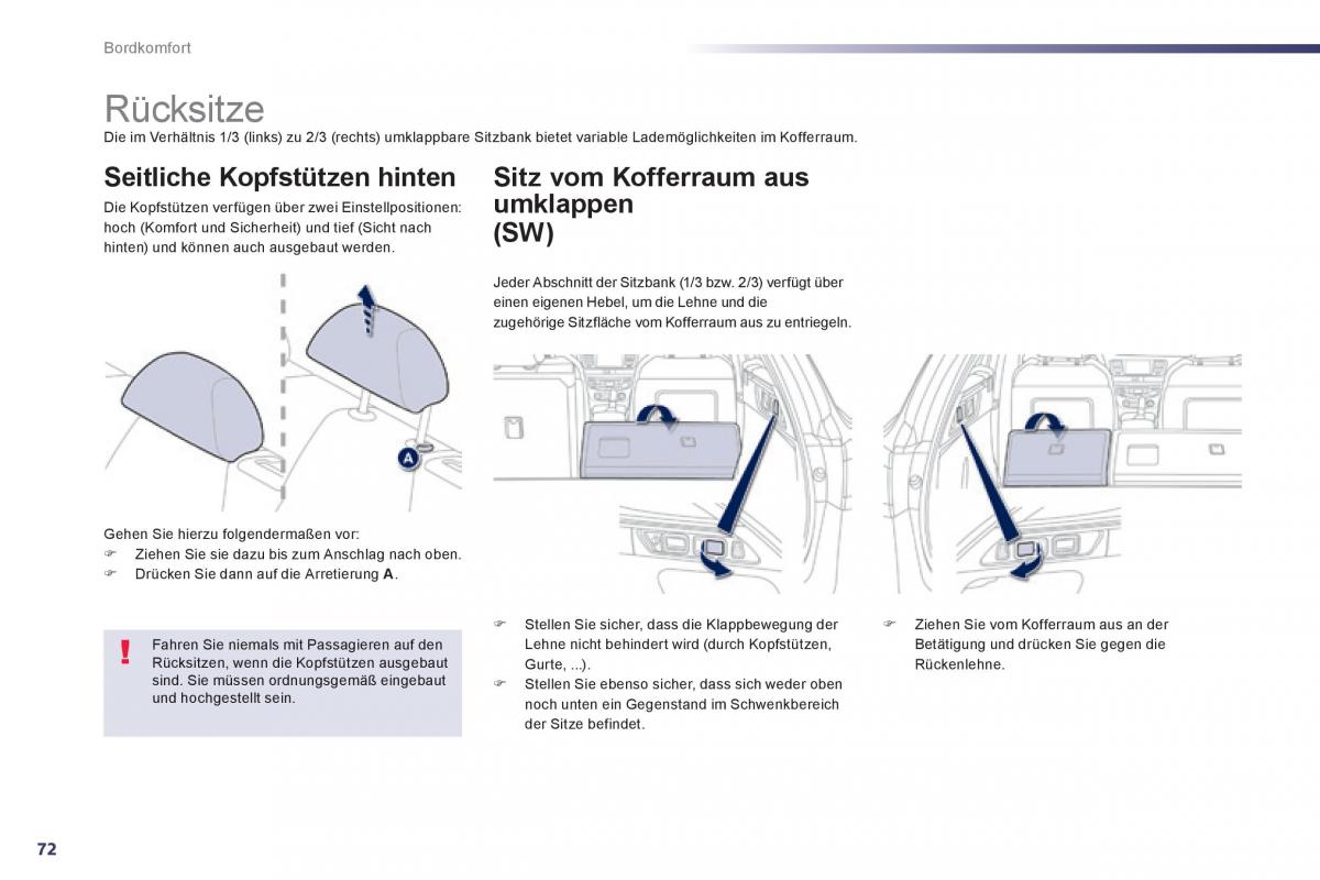 Peugeot 508 Handbuch / page 74