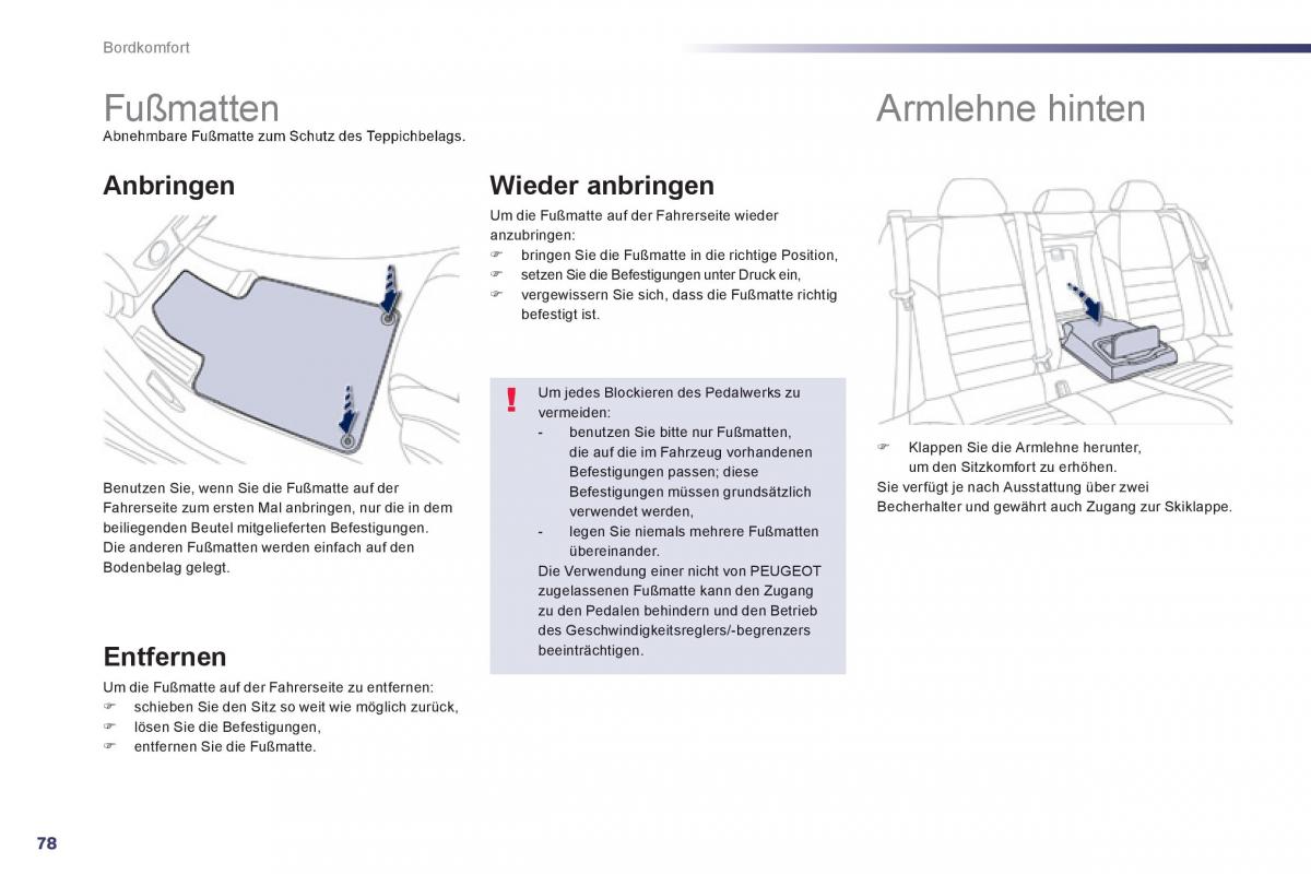 Peugeot 508 Handbuch / page 80