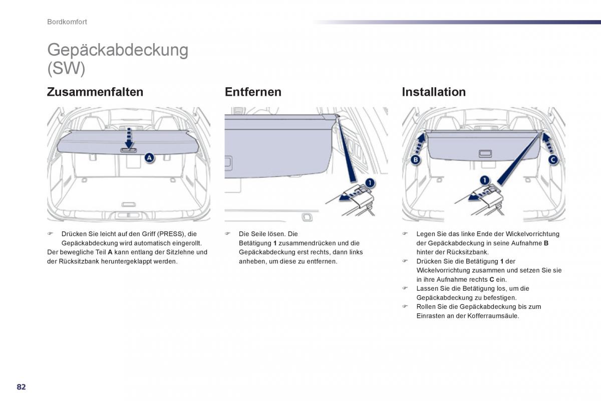 Peugeot 508 Handbuch / page 84