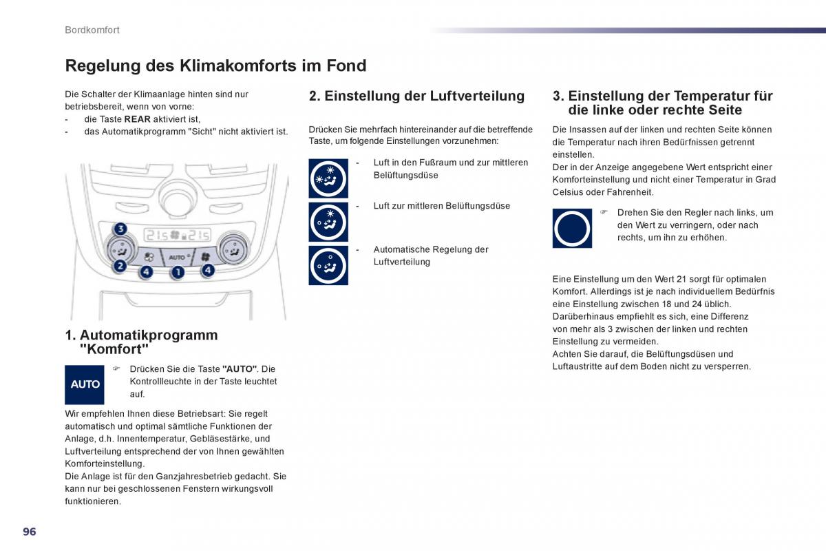 Peugeot 508 Handbuch / page 98