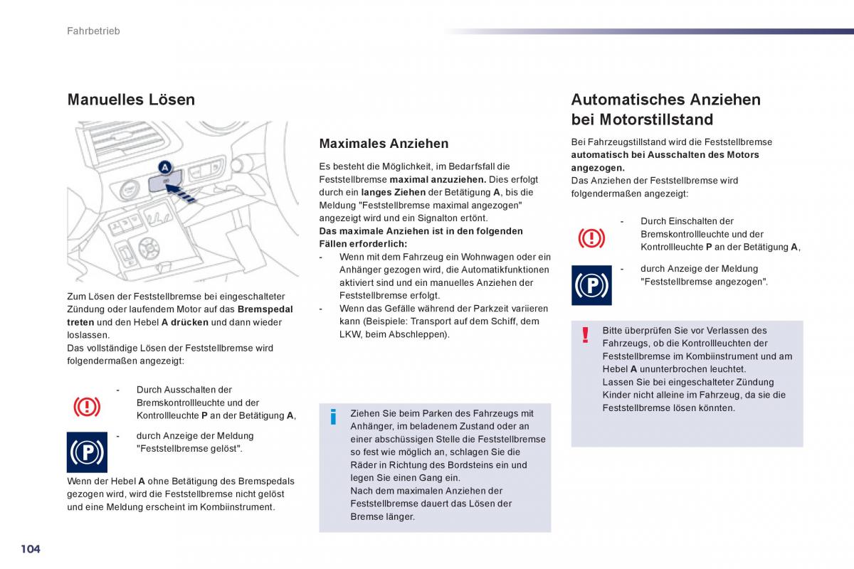 Peugeot 508 Handbuch / page 106