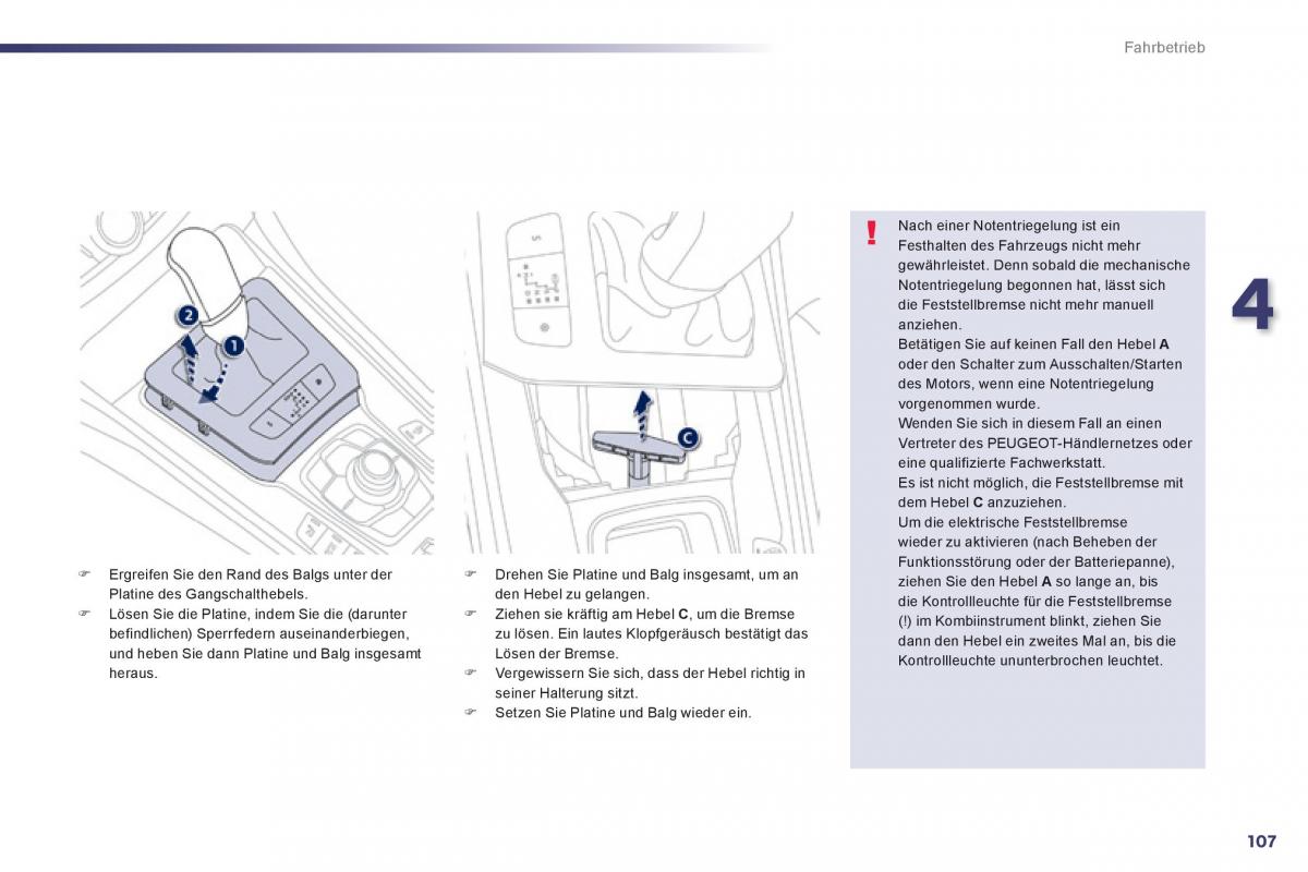 Peugeot 508 Handbuch / page 109