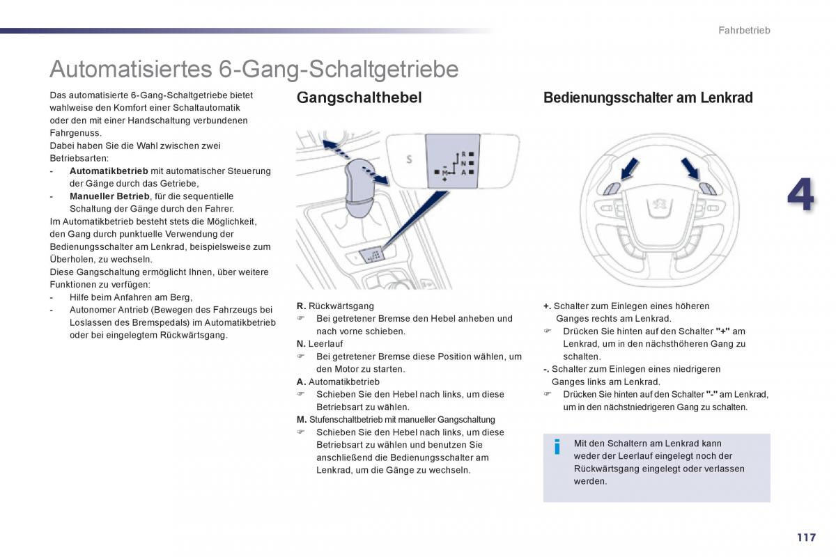 Peugeot 508 Handbuch / page 119