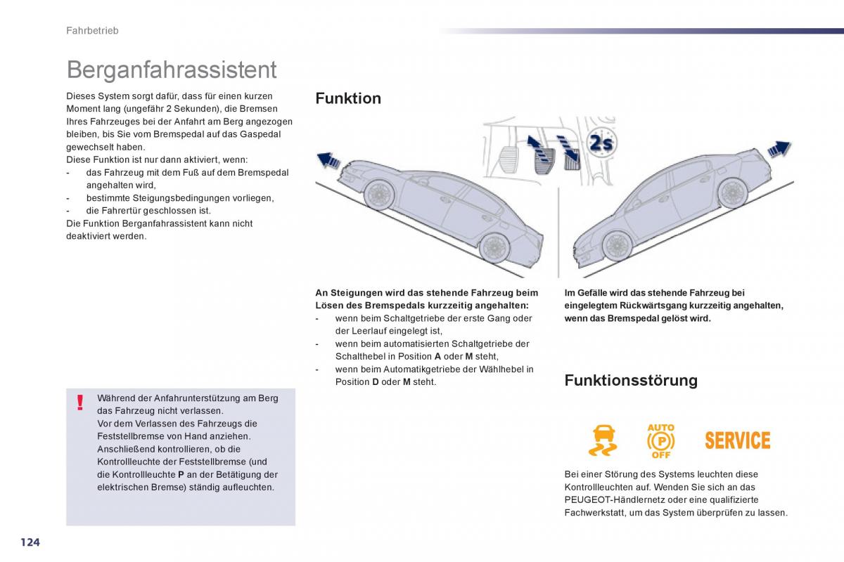 Peugeot 508 Handbuch / page 126