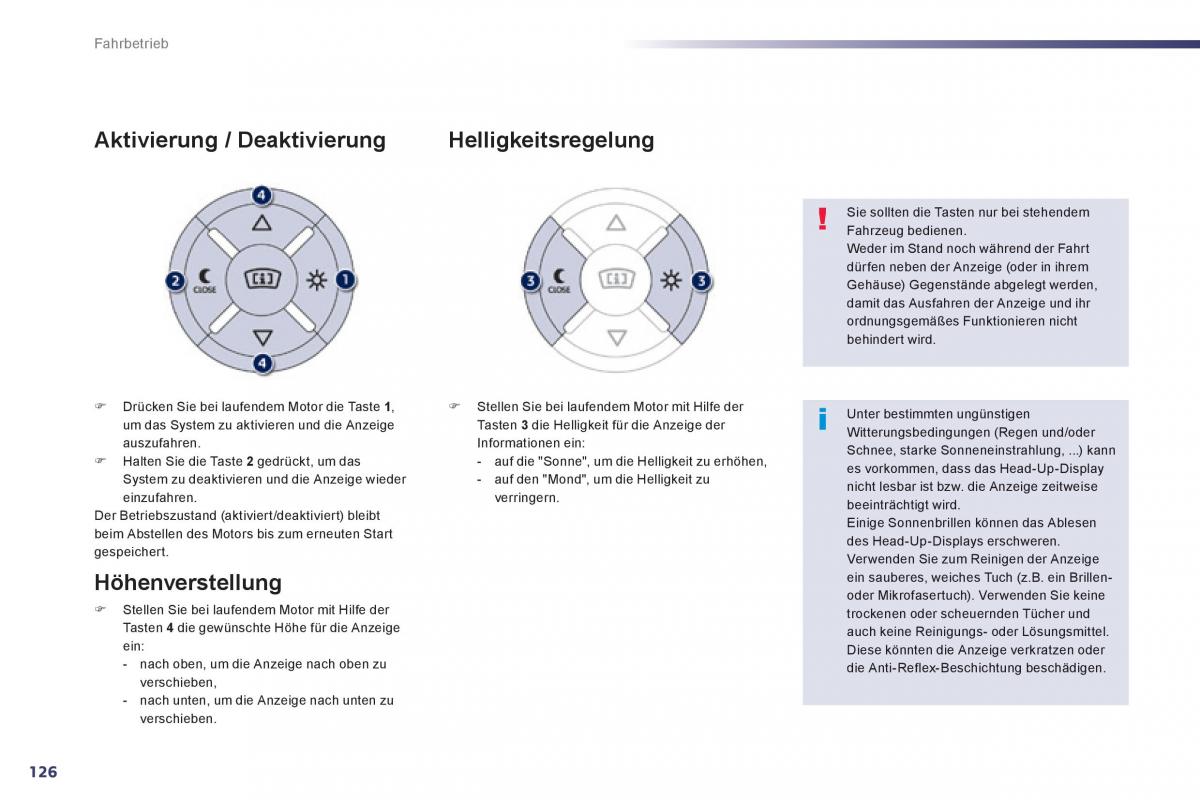 Peugeot 508 Handbuch / page 128