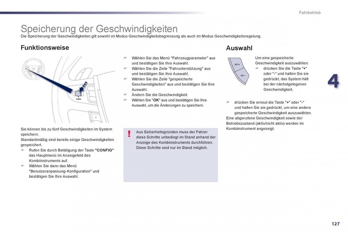 Peugeot 508 Handbuch / page 129