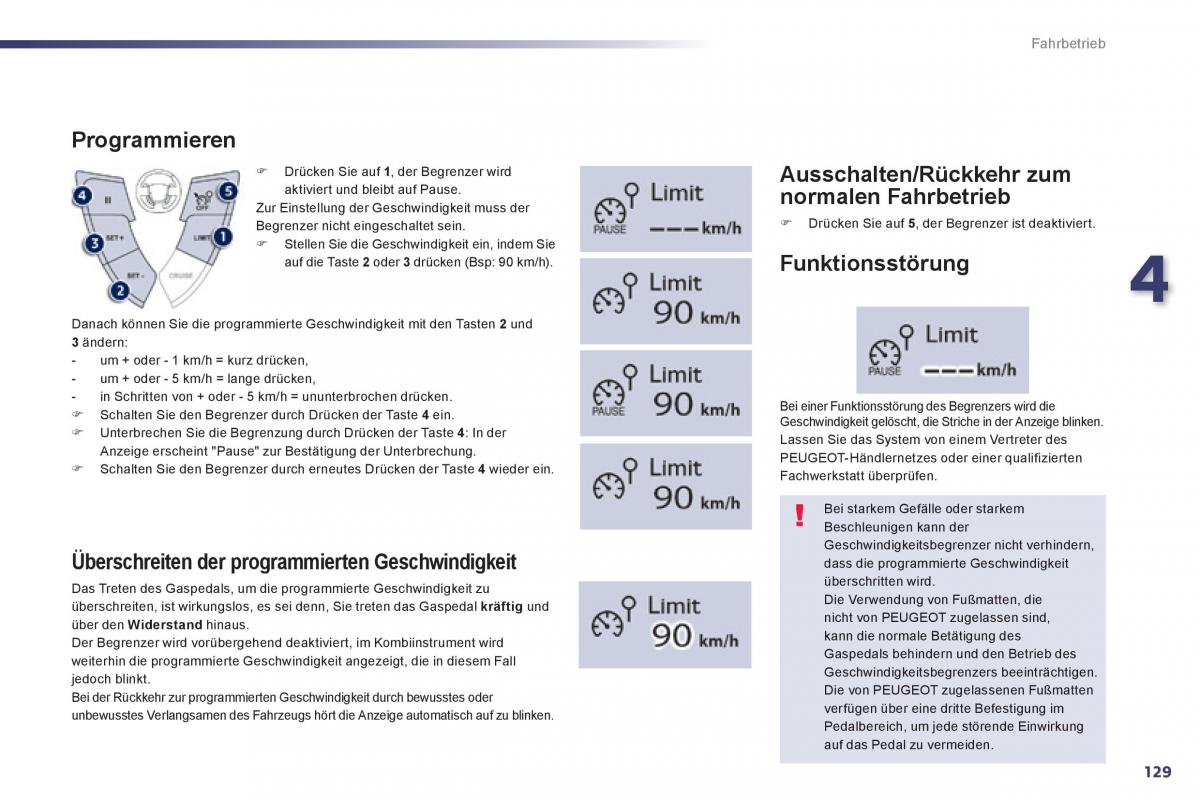 Peugeot 508 Handbuch / page 131