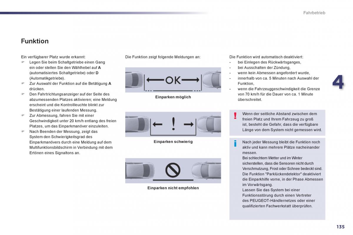 Peugeot 508 Handbuch / page 137